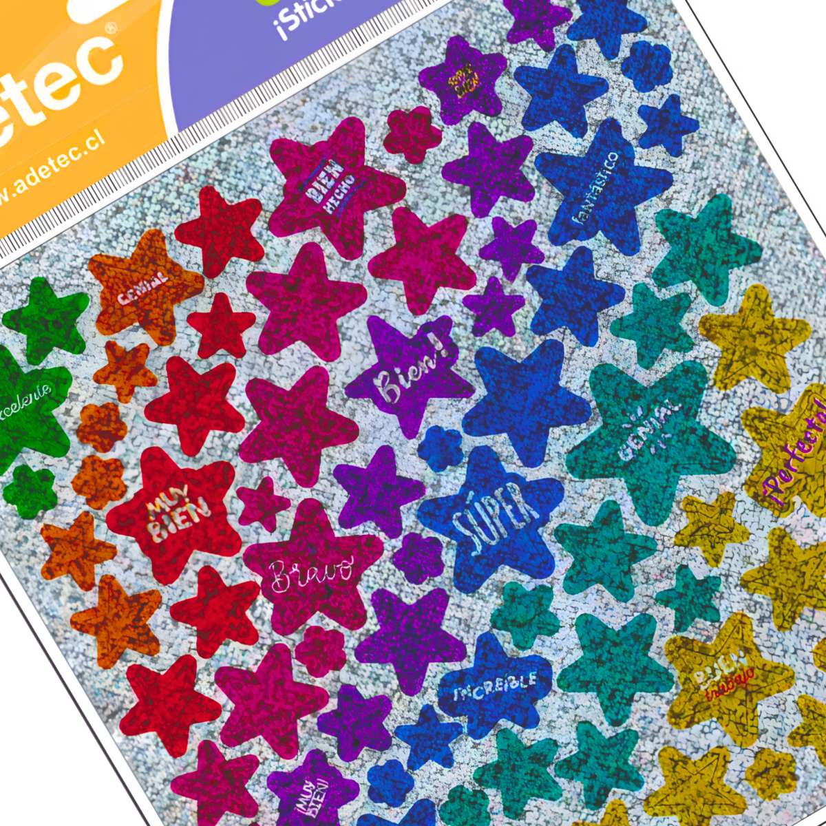 Stickers Adetec Estrellitas Motivacionales 4402