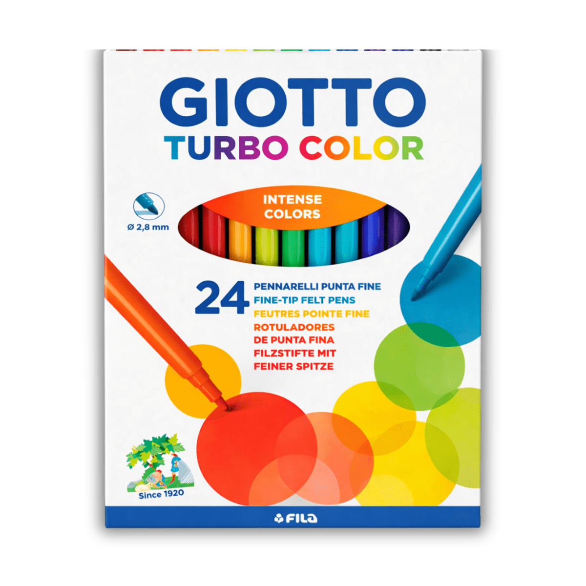 Marcador Giotto Turbo Color 24 Col 0