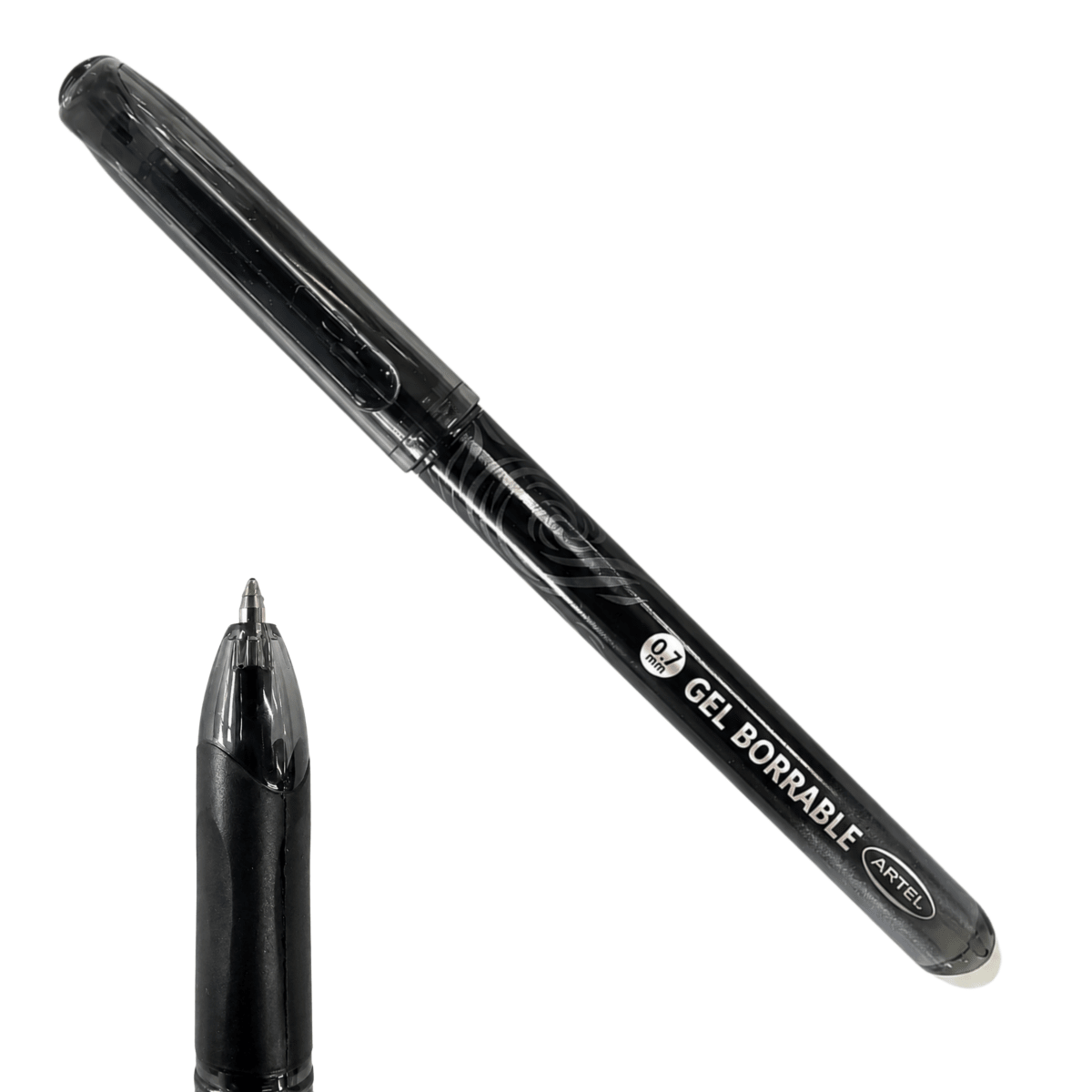 Lapiz Borrable Artel 07 Gel Negro 0