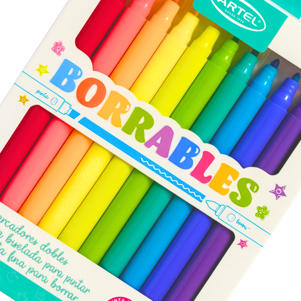 Marcador Artel Borrables Doblepunta 12col 207000282