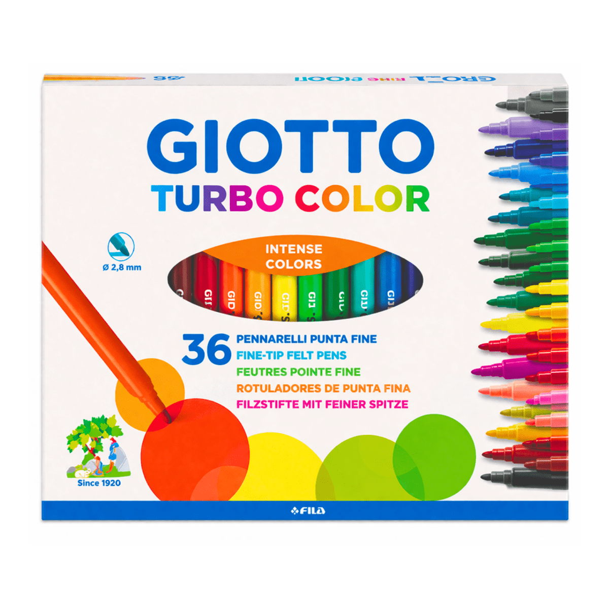 Marcador Giotto Turbo Color 36 Col 0