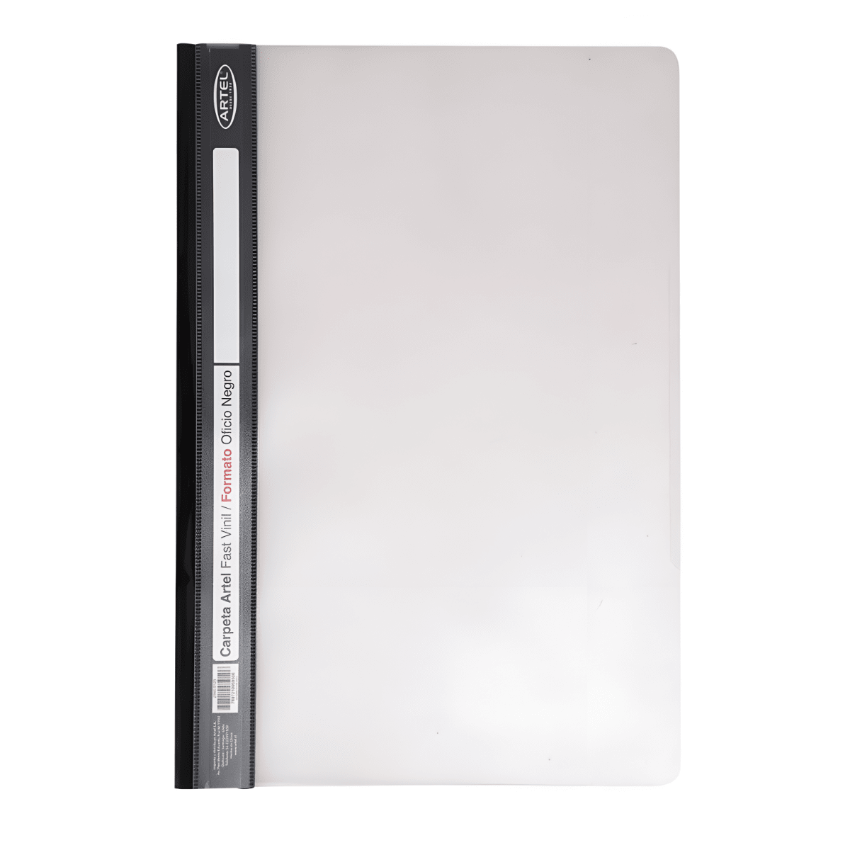Carpeta Artel Fast Vinil Oficio Negro 29400126 0