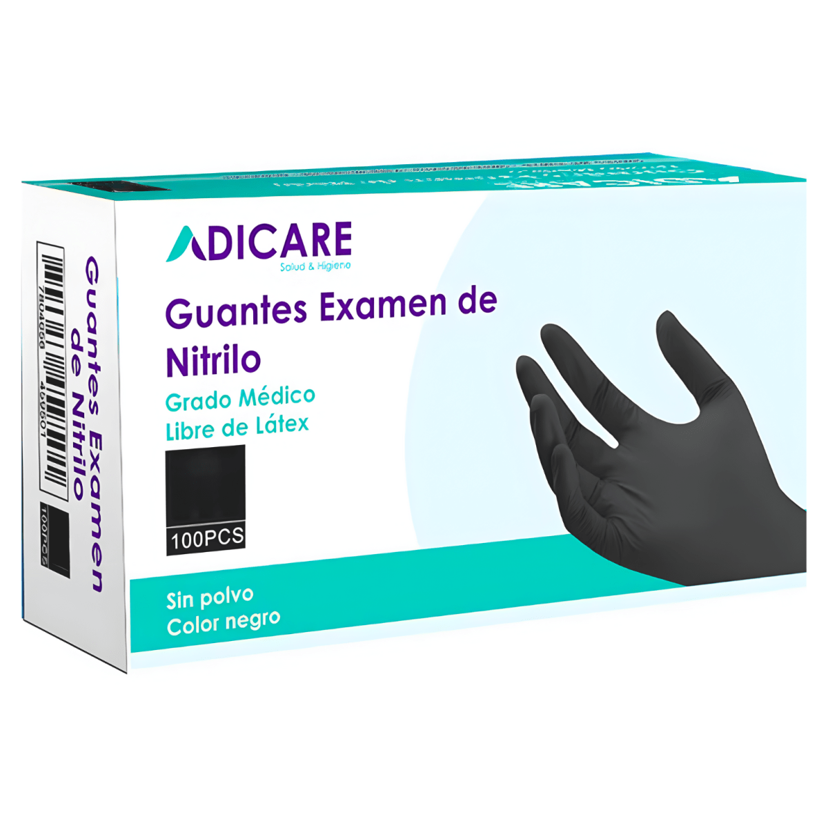 Guantes Nitrilo S/polvo negro S 50p GUANILNS012