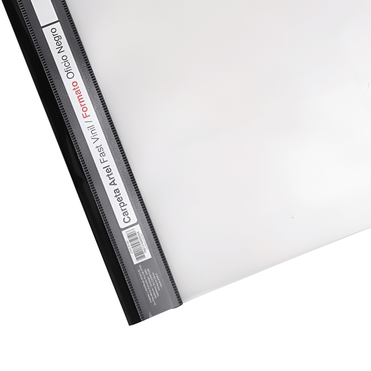 Carpeta Artel Fast Vinil Oficio Negro 294001262