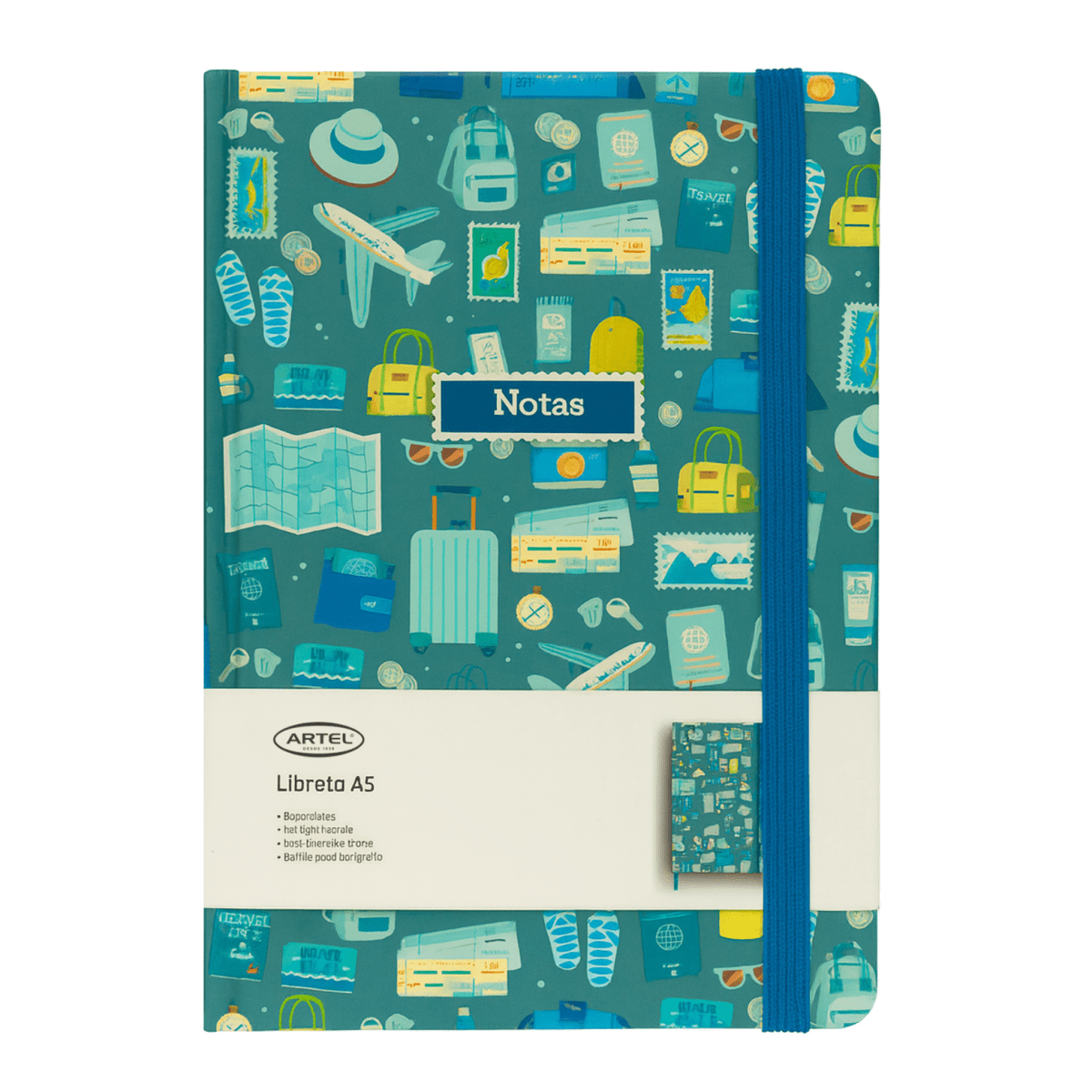 Libreta Artel 26 Lineal A5 80g Elas. City 20122546 0