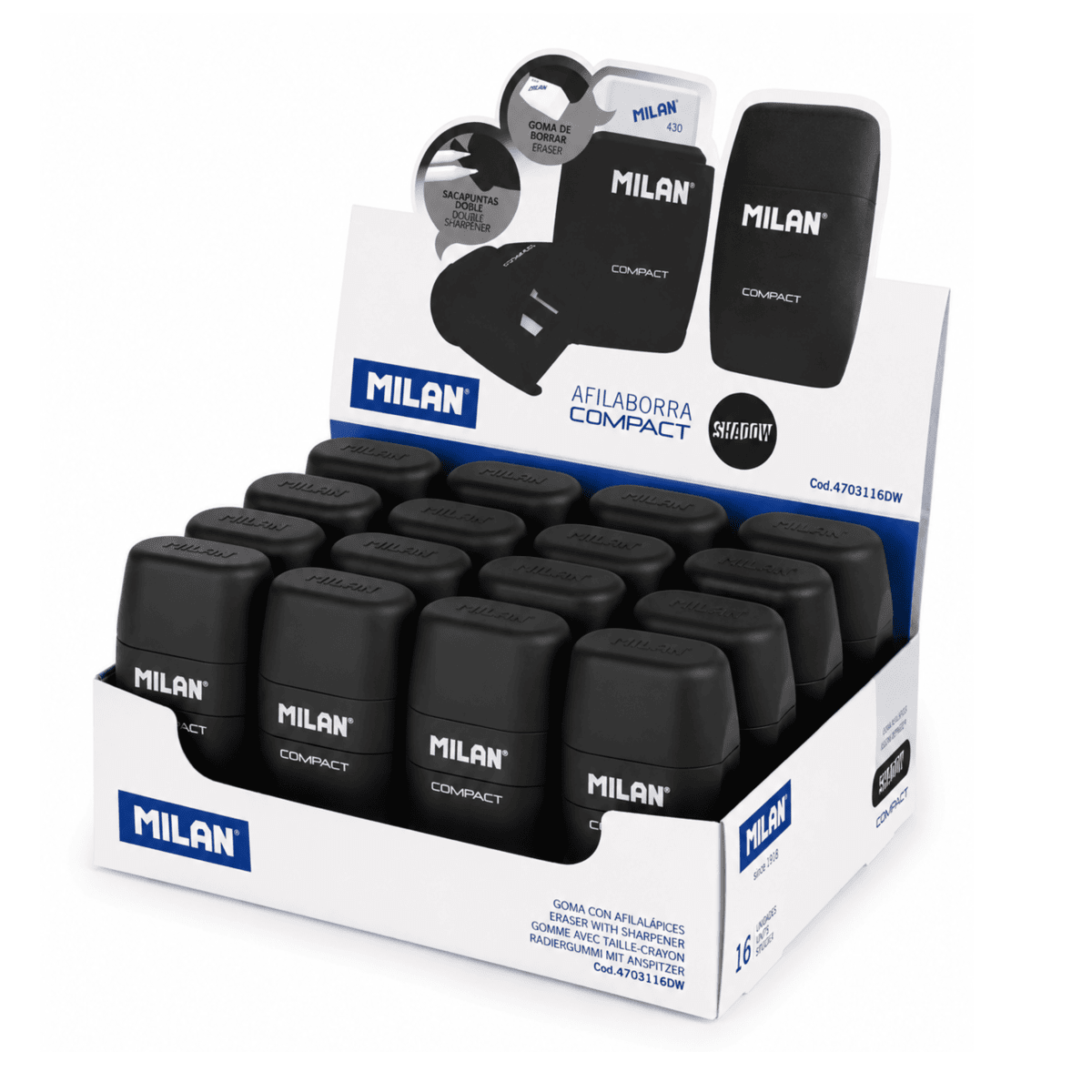 Afilaborras Milan Compact Black Shadow2