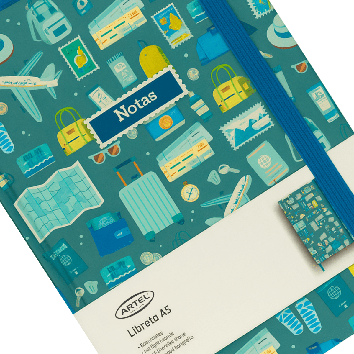 Libreta Artel 26 Lineal A5 80g Elas. City 201225462