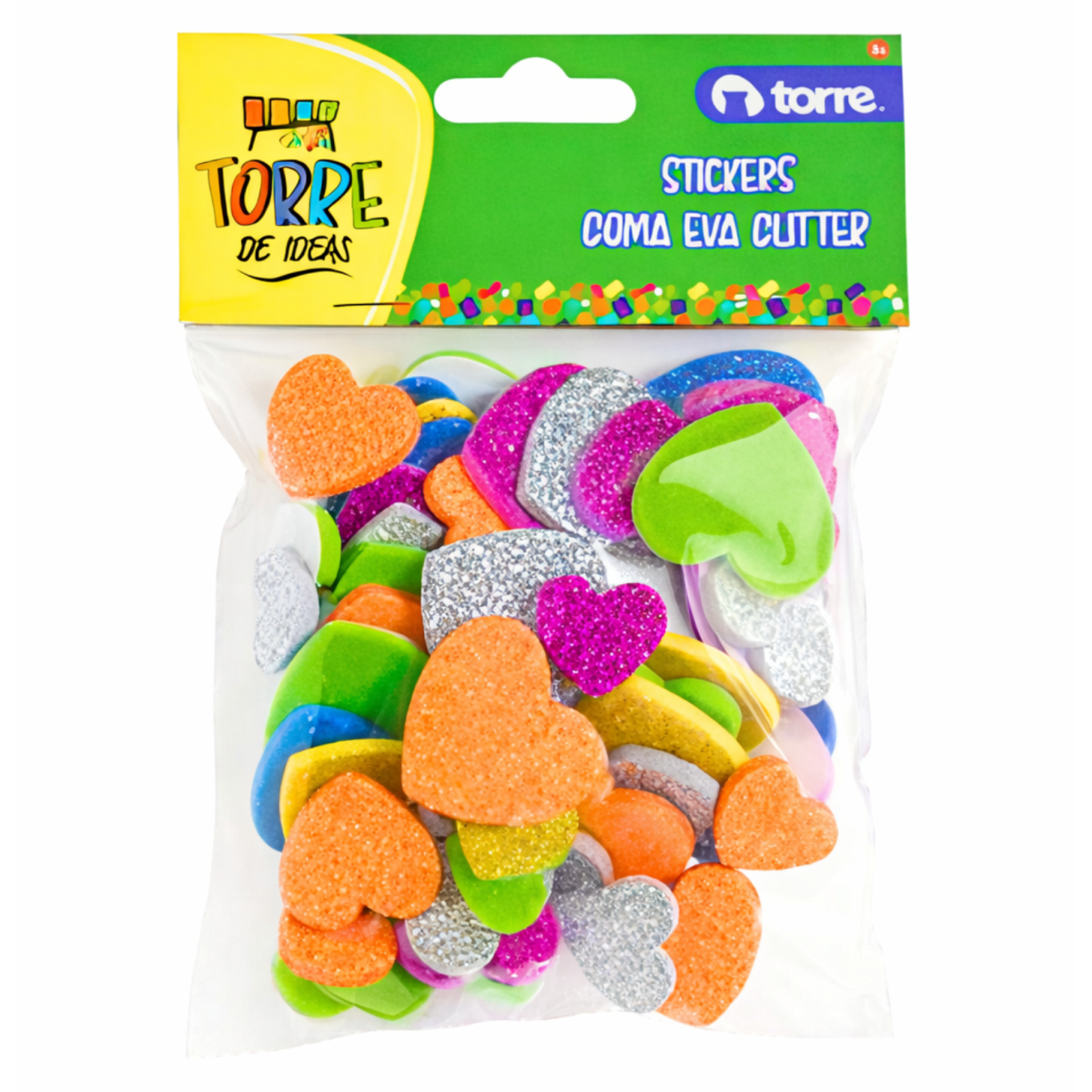 Bl. Set goma eva Torre Glitters 304812