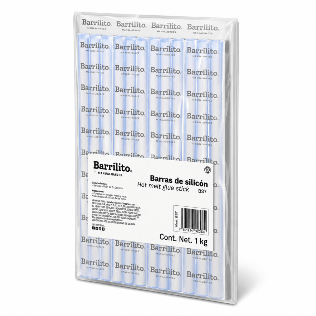 Silicona en Barra Barrilito 1Kg 25CM BS72