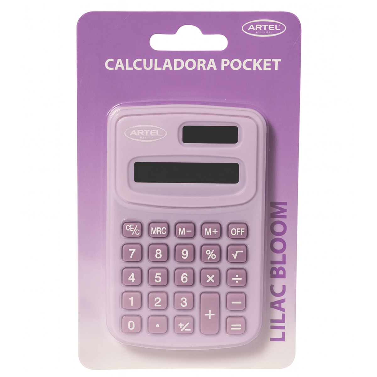 Calculadora Artel Pocket Pastel Solar C/S 277500182