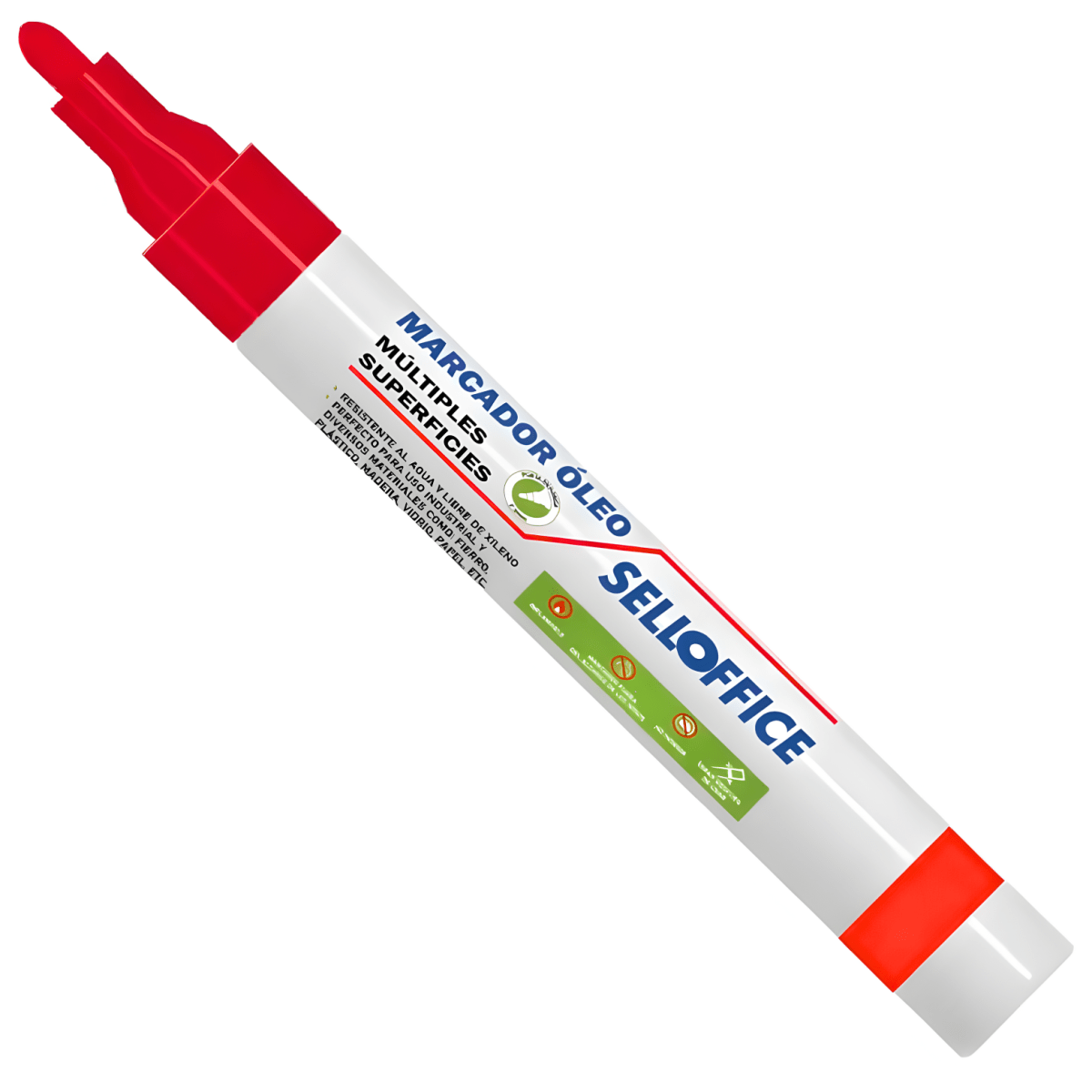 Marcador Selloffice Oleo 2mm Rojo AMPE0000032