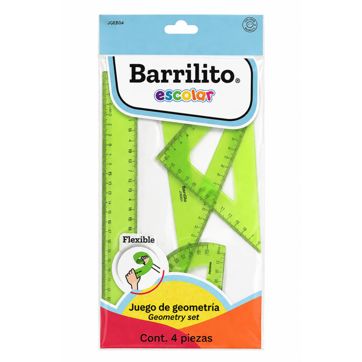 Bl. Set Geometría Barrilito FLEX 4u JGF8804 0