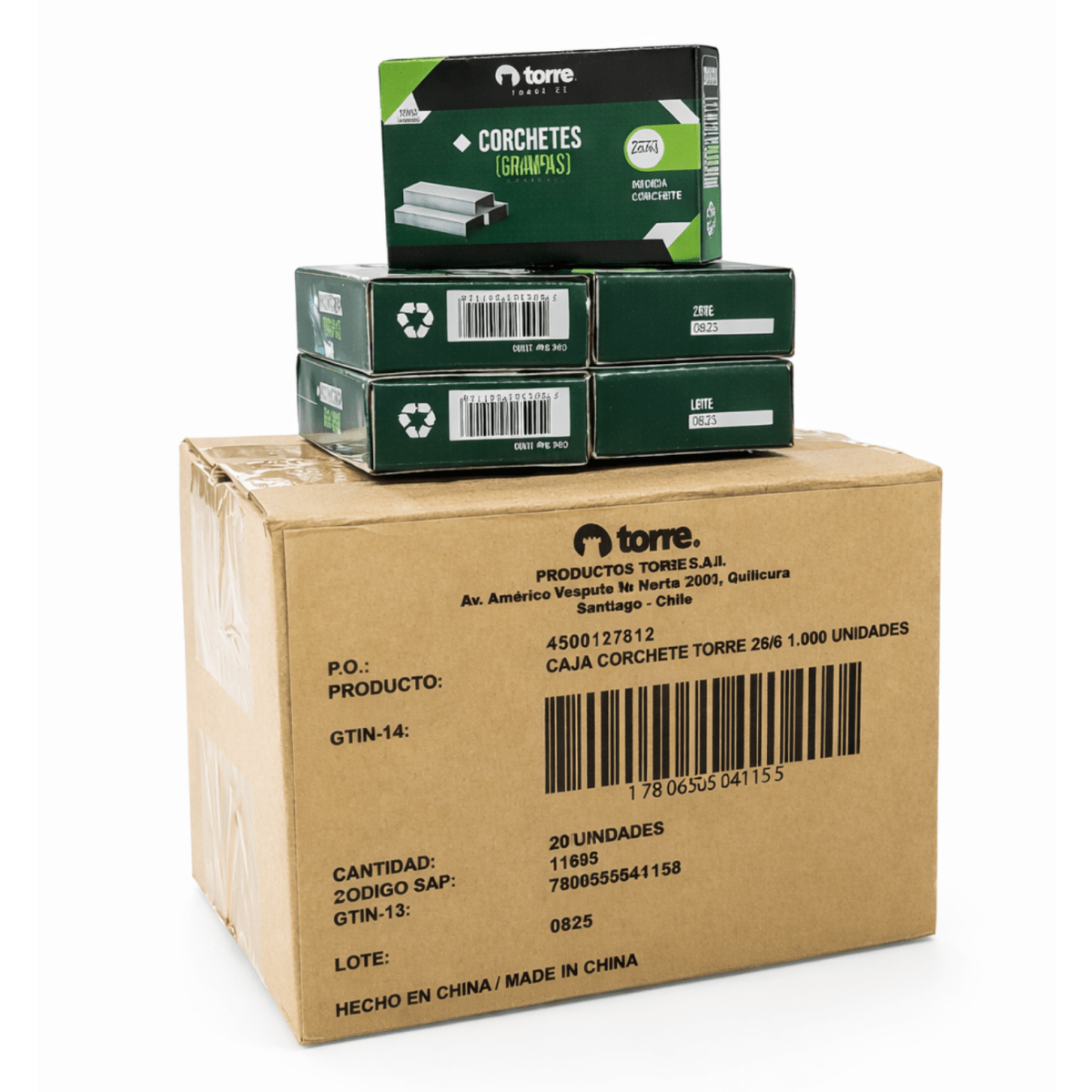corchetes torre 26/6 1000u 116953