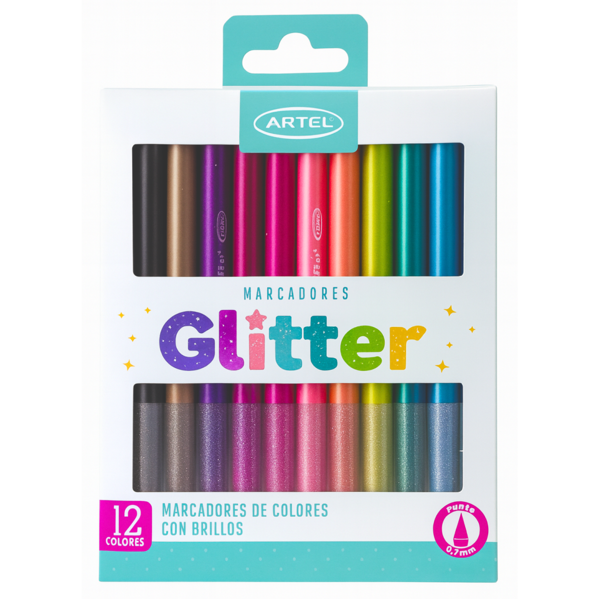 Marcador Artel Glitters 3.2 12col 20700055 0