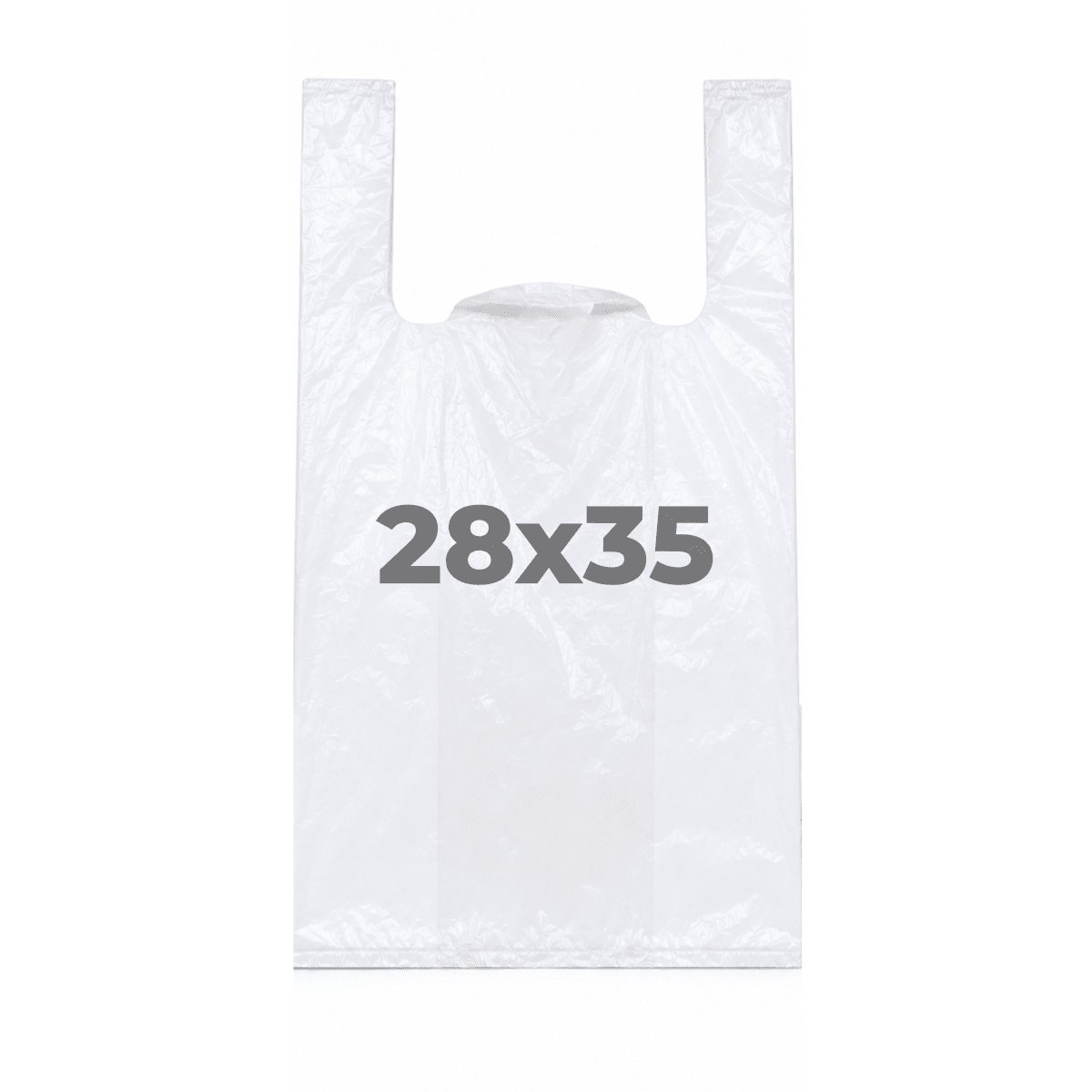 Bolsa Camiseta Blanca 28x35cm 100u2