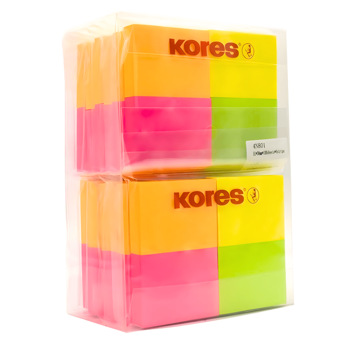 Block Adhe Kores 38x51mm 4col 200h 4N8012