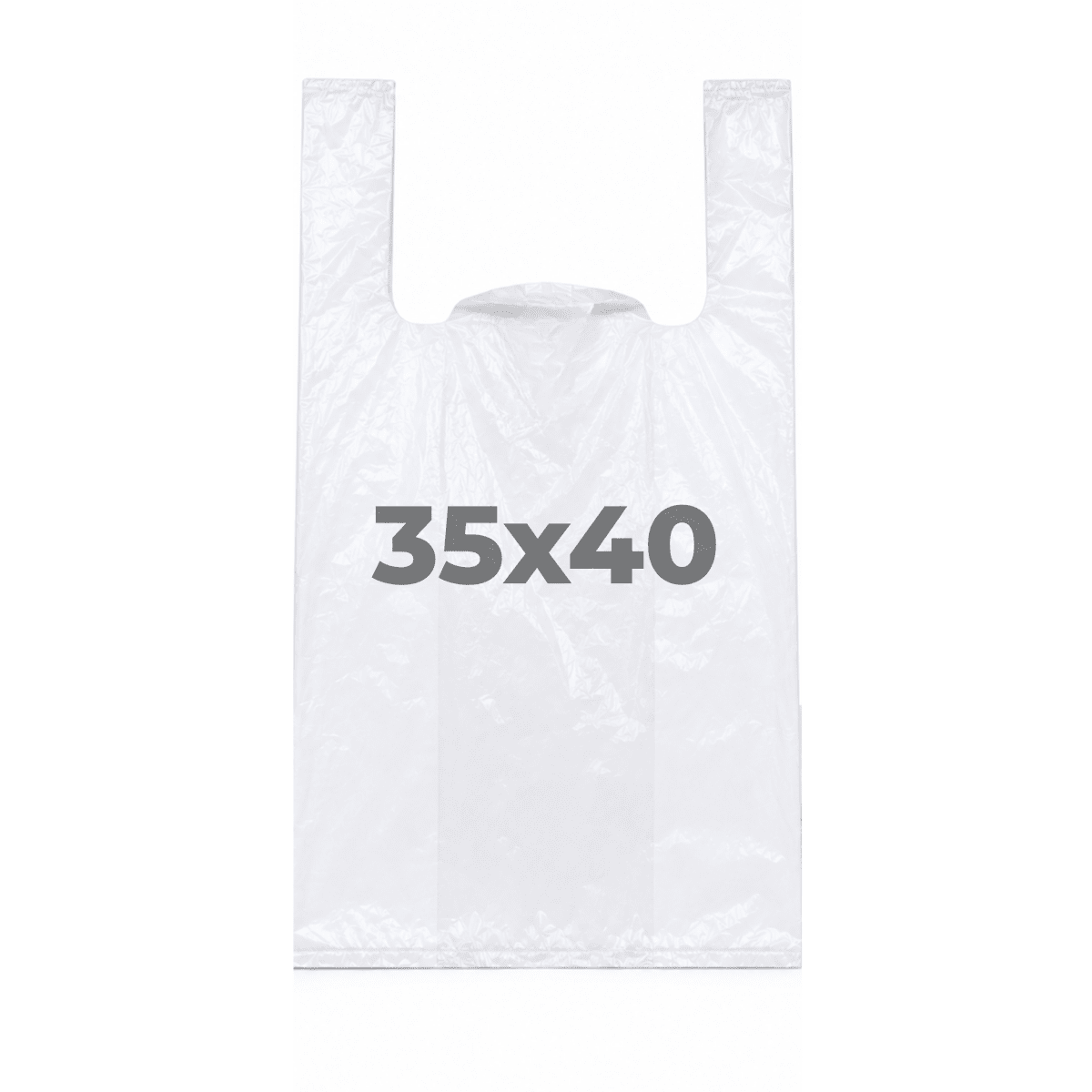 Bolsa Camiseta Blanca 35x40cm 100u2