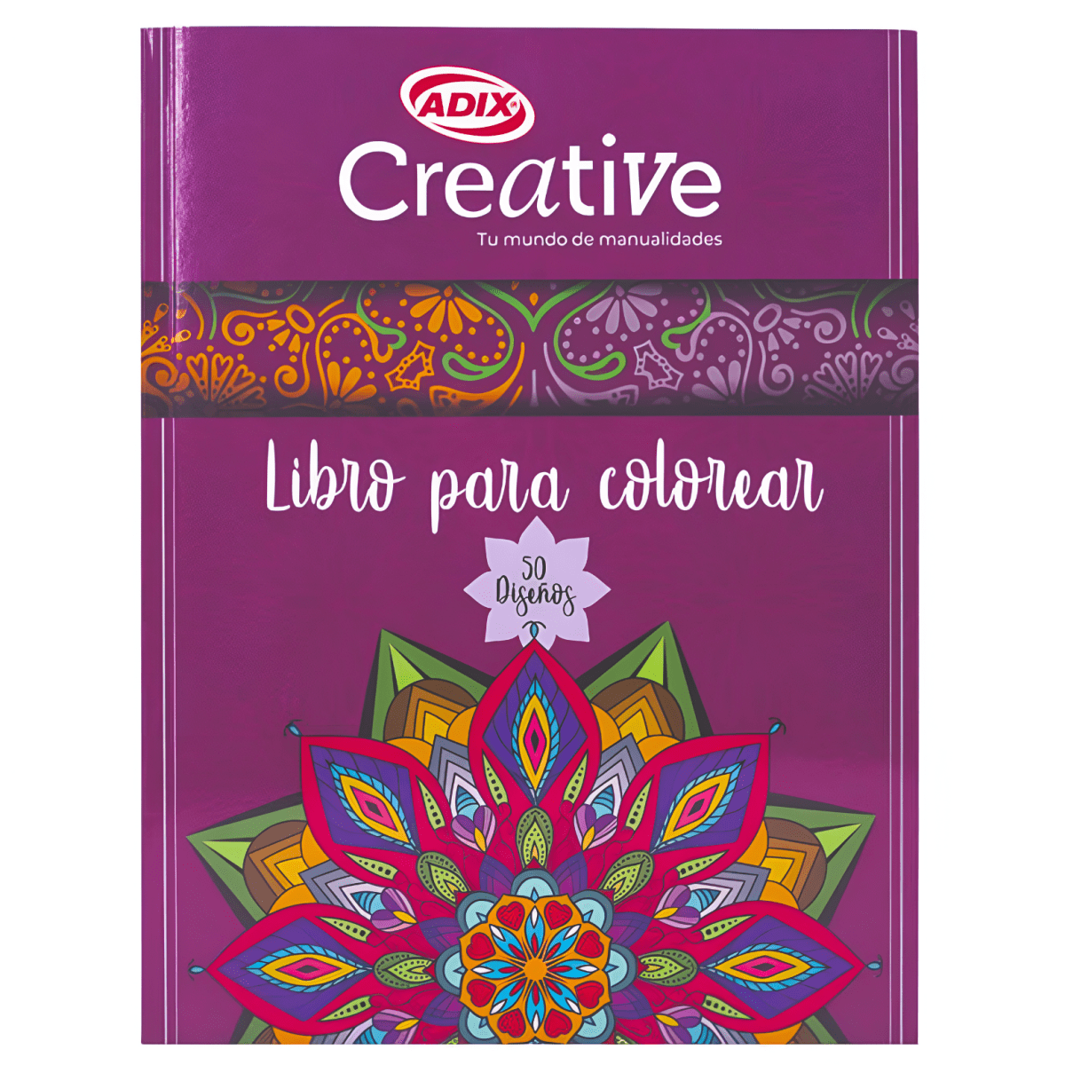 Libro Creative Adix Mandalas 50h Burdeo C201023 0