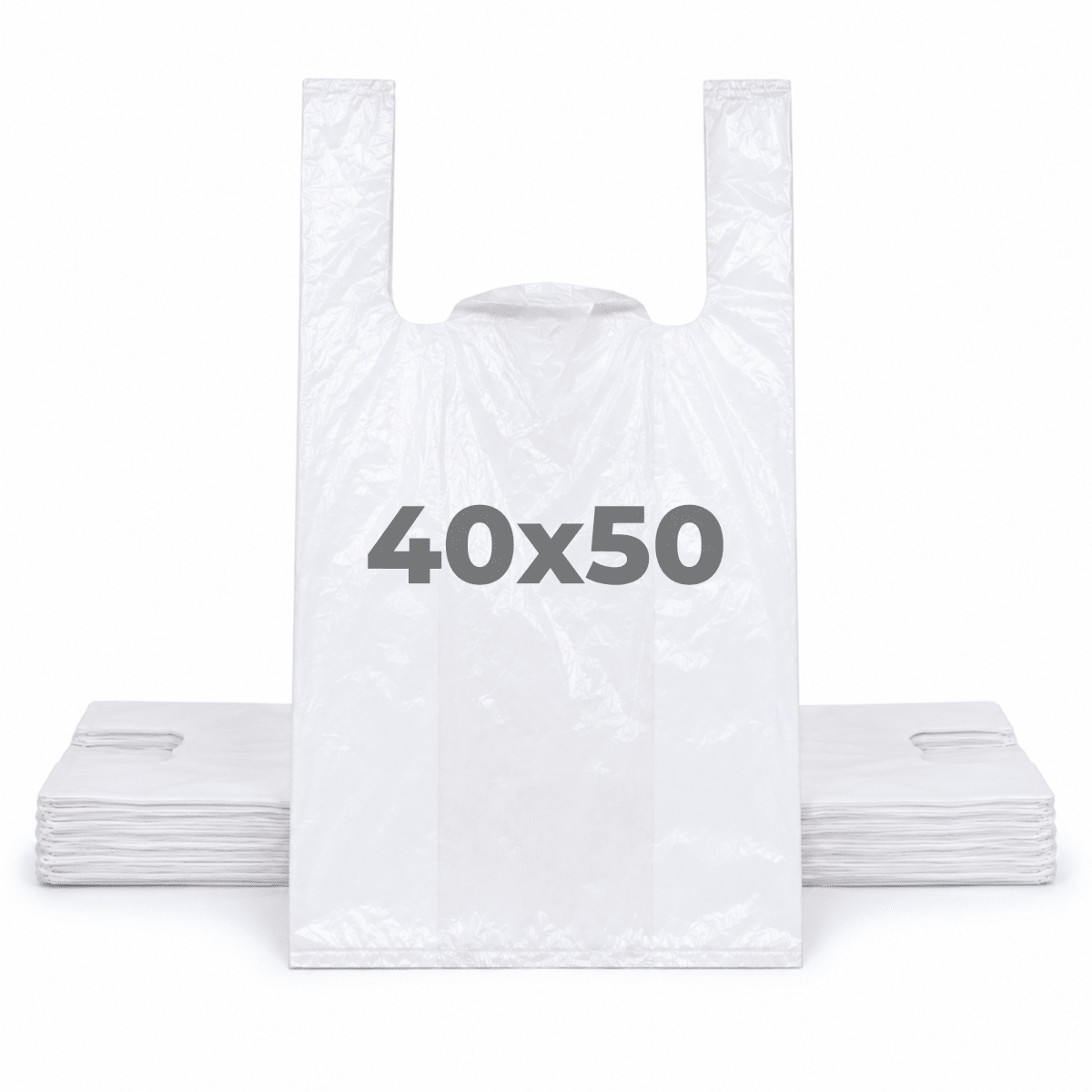 Bolsa Camiseta Blanca 40x50cm 100u 0