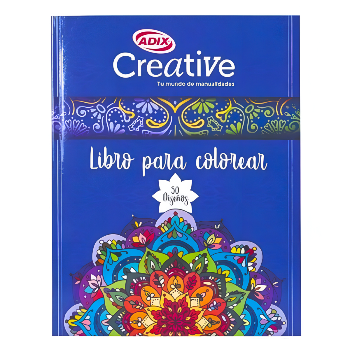 Libro Creative Adix Mandalas 50h Azul C201022 0