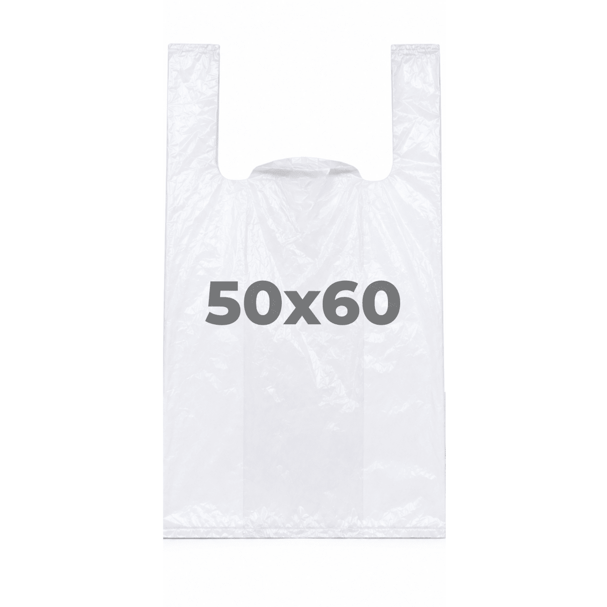 Bolsa Camiseta Blanca 50x60cm 100u2
