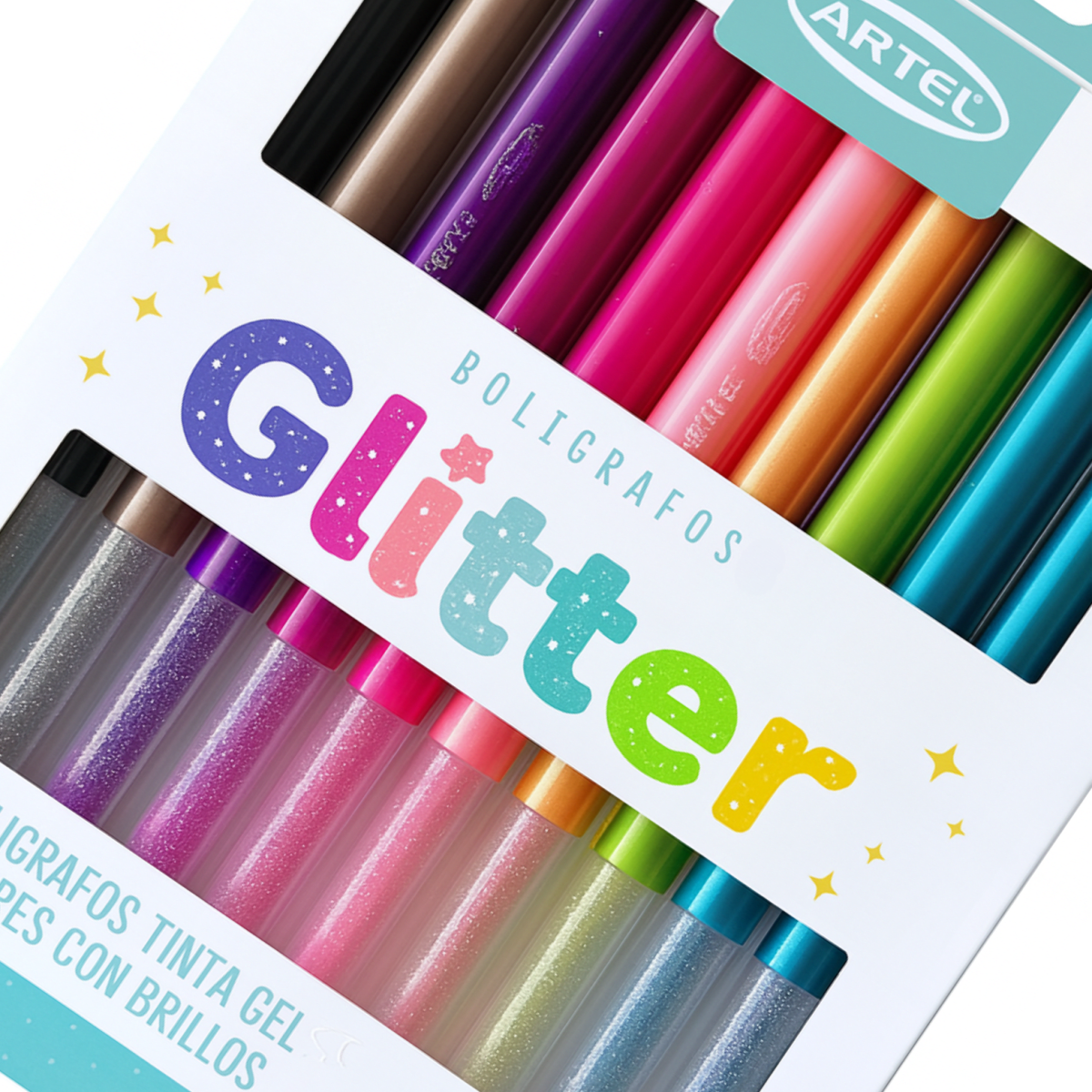 Bl. Lapiz Artel Gel Glitters 1.0 12col 207000042
