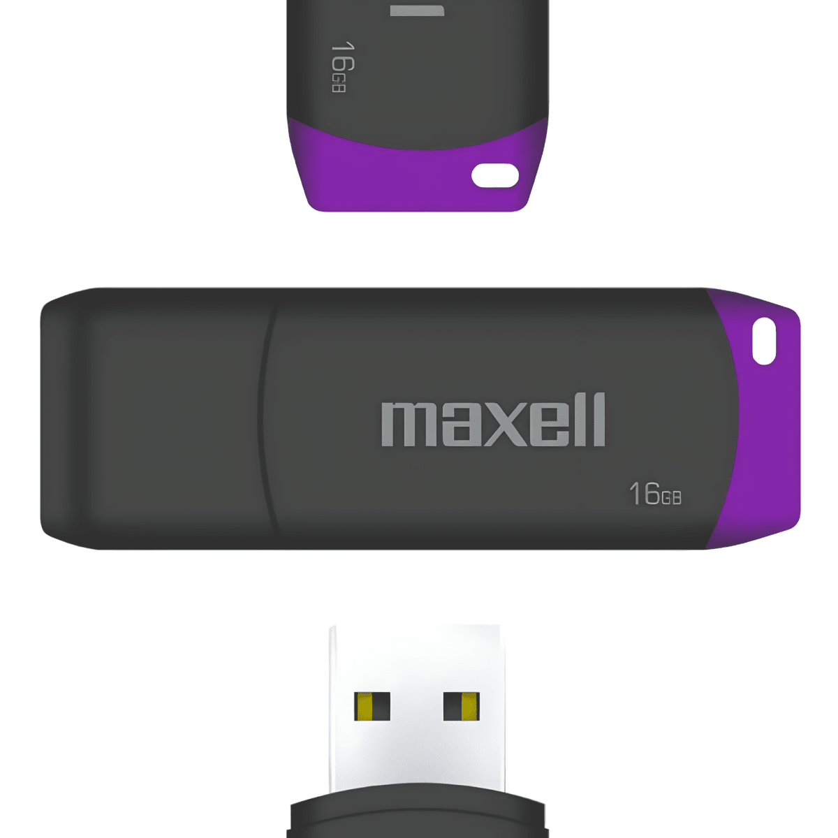 Pendrive Maxell USBPD SIL 16GB Morado2