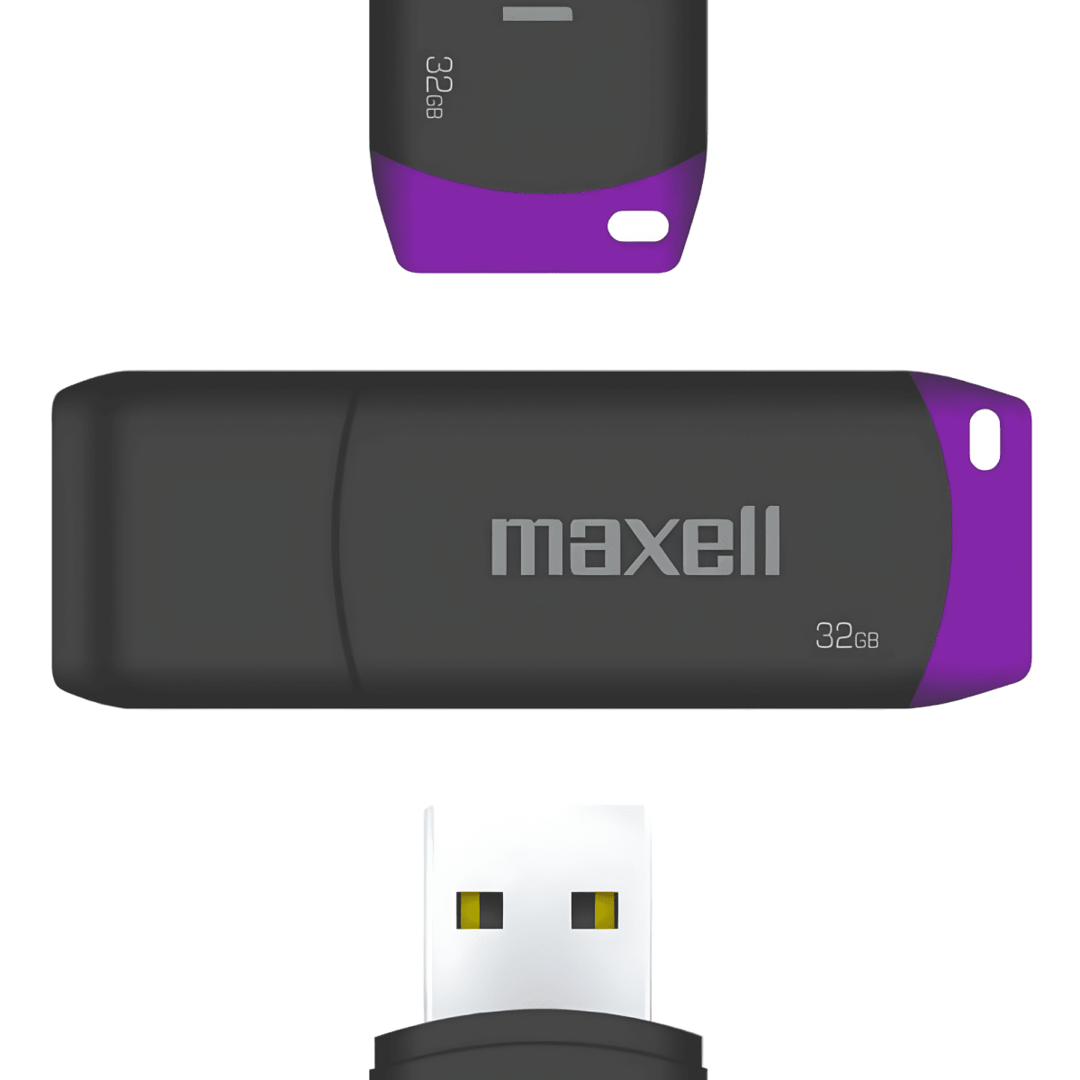 Pendrive Maxell USBPD SIL 32GB Morado2
