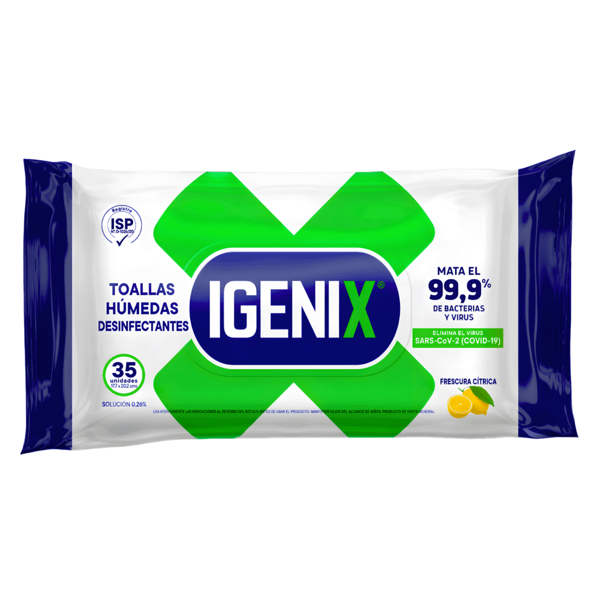 Toallitas Humedas Igenix Bolsa 35u 1009279 0