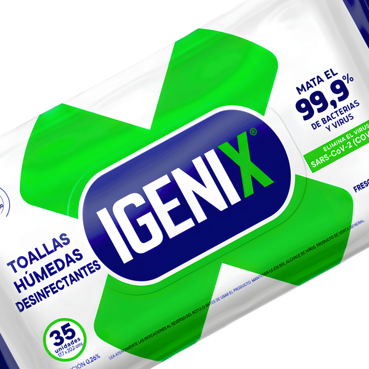 Toallitas Humedas Igenix Bolsa 35u 10092792