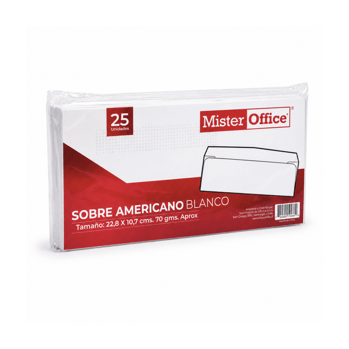 Sobre Mister Office AMERICANO 22.8x10.7cm 25U2