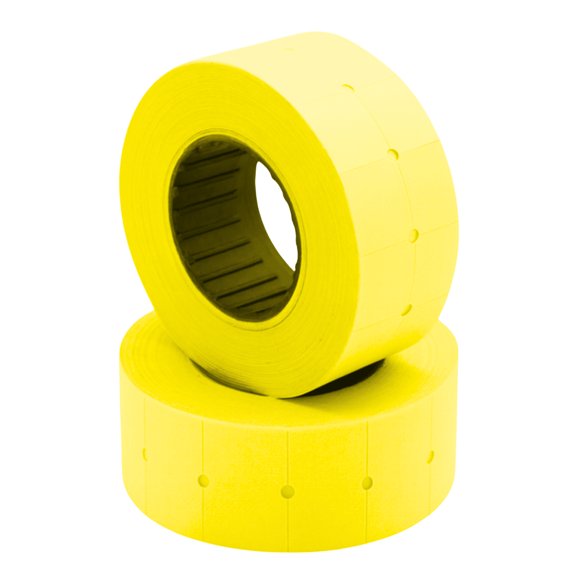 Rollo Hand Etiquetas Amarillo Flúor 10 rollos - 600u3