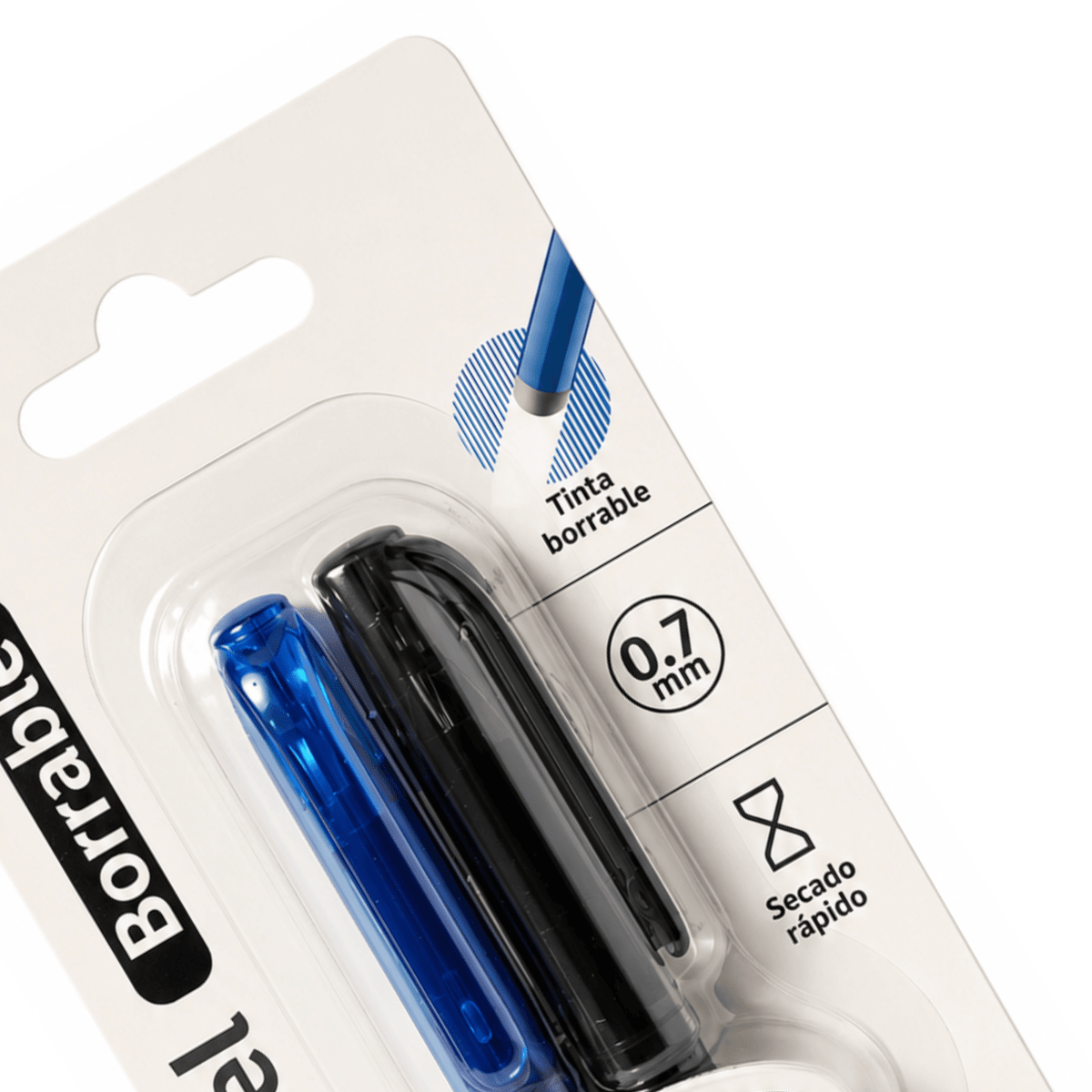Bl. Lapiz Artel BORRABLES 2U Azul-Negro3