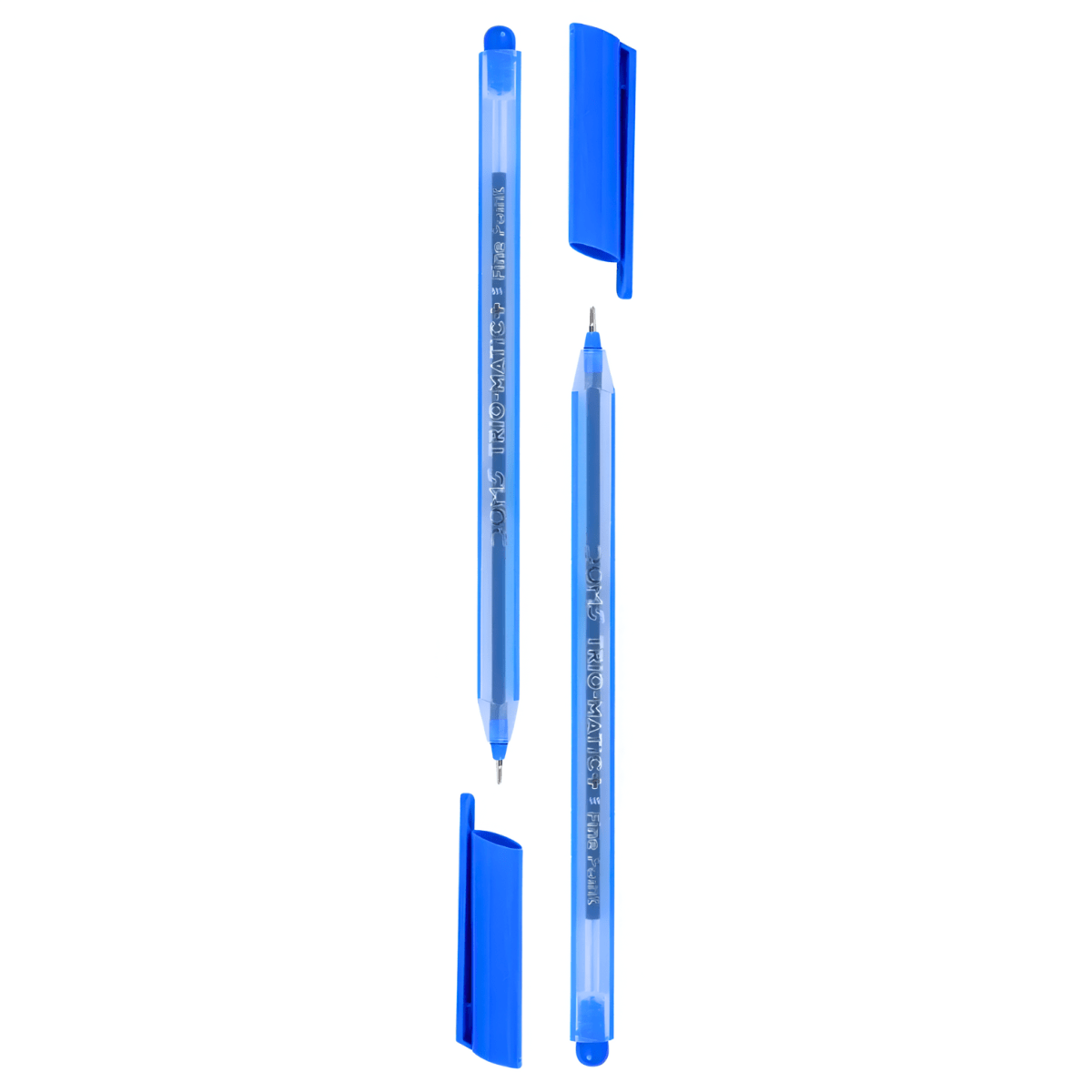 Lapiz Doms Pasta 06 Trio-Matic+ 12u Azul2