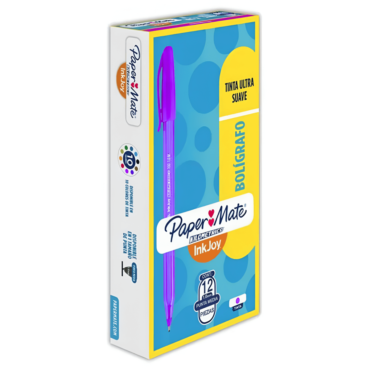 Lapiz Papermate Kilometrico 1.0 Morado1