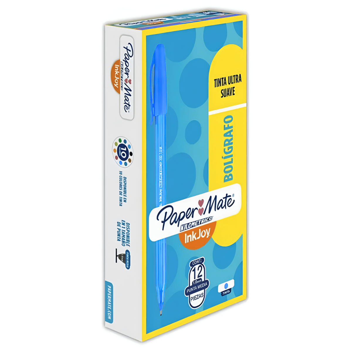 Lapiz Papermate Kilometrico 1.0 Turquesa2