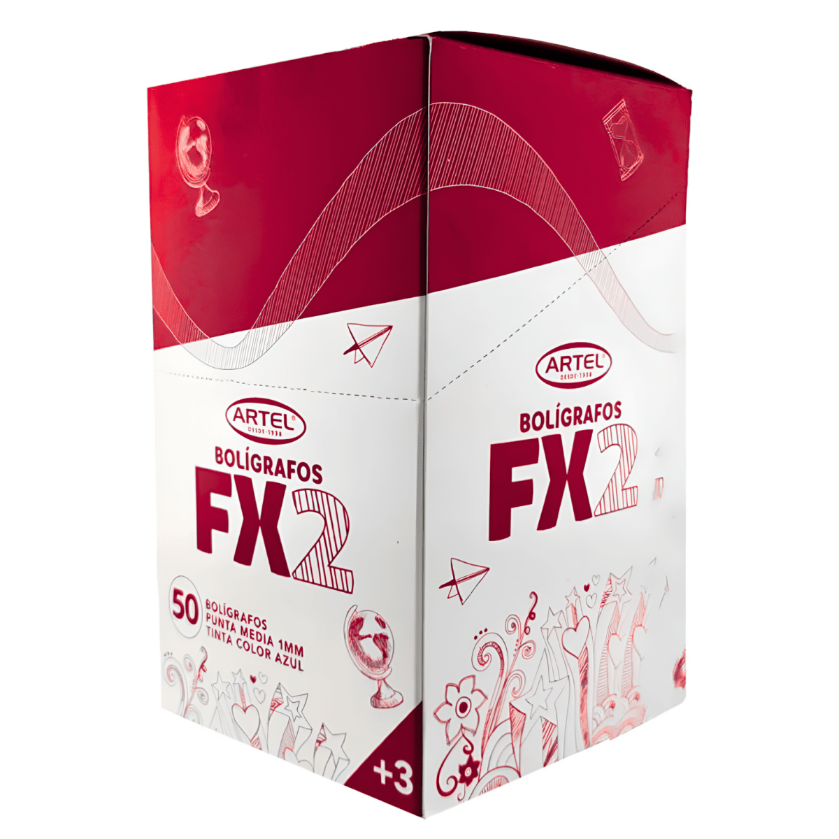 Lapiz Artel Pasta Fx2 Rojo1