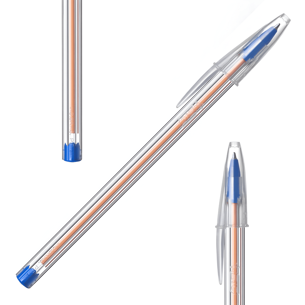 Lapiz Bic Fino Cristal Azul 0