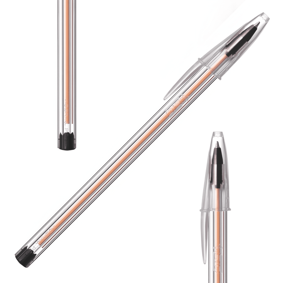 Lapiz Bic Fino Cristal Negro 1