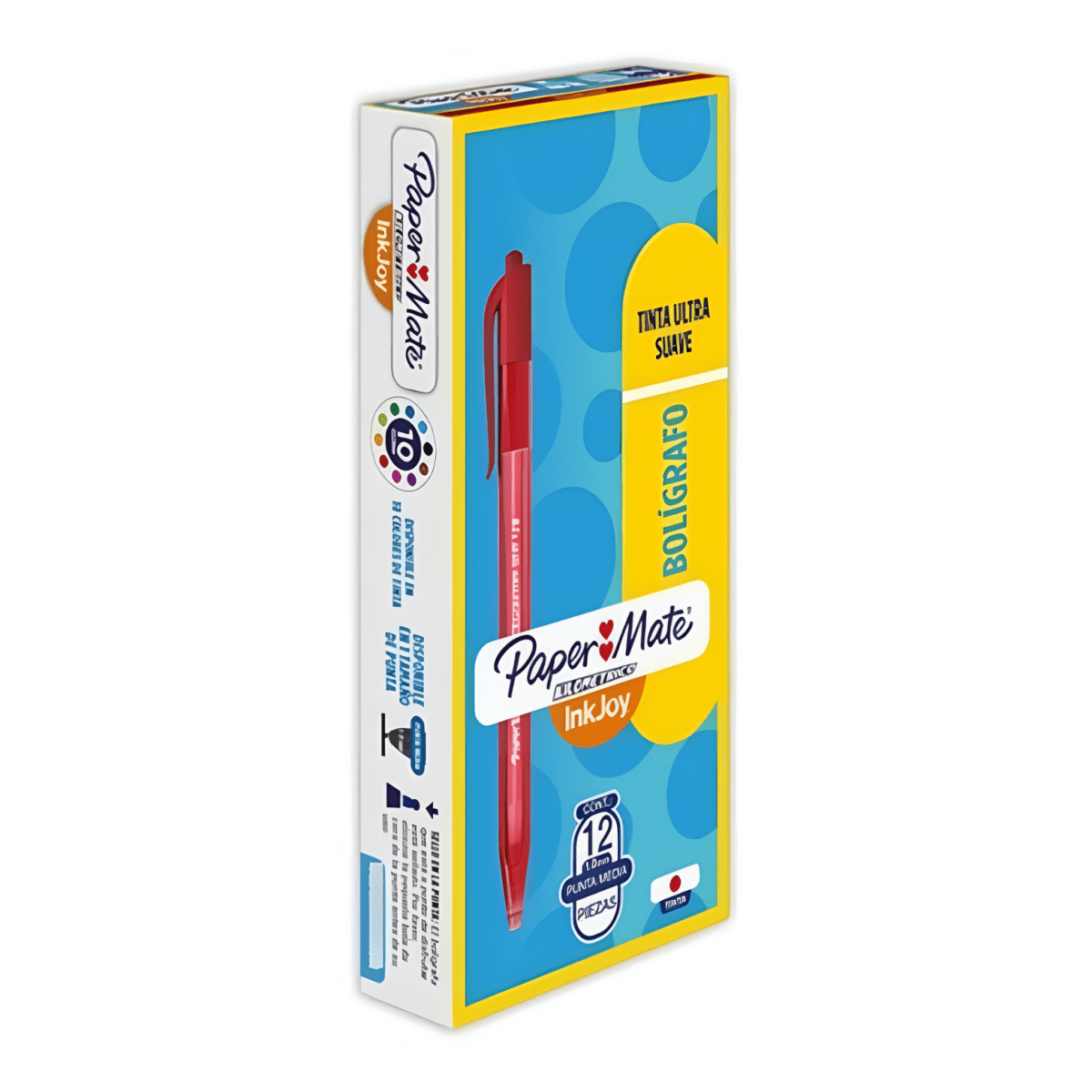 Lapiz Papermate Retractil Medio Rojo1