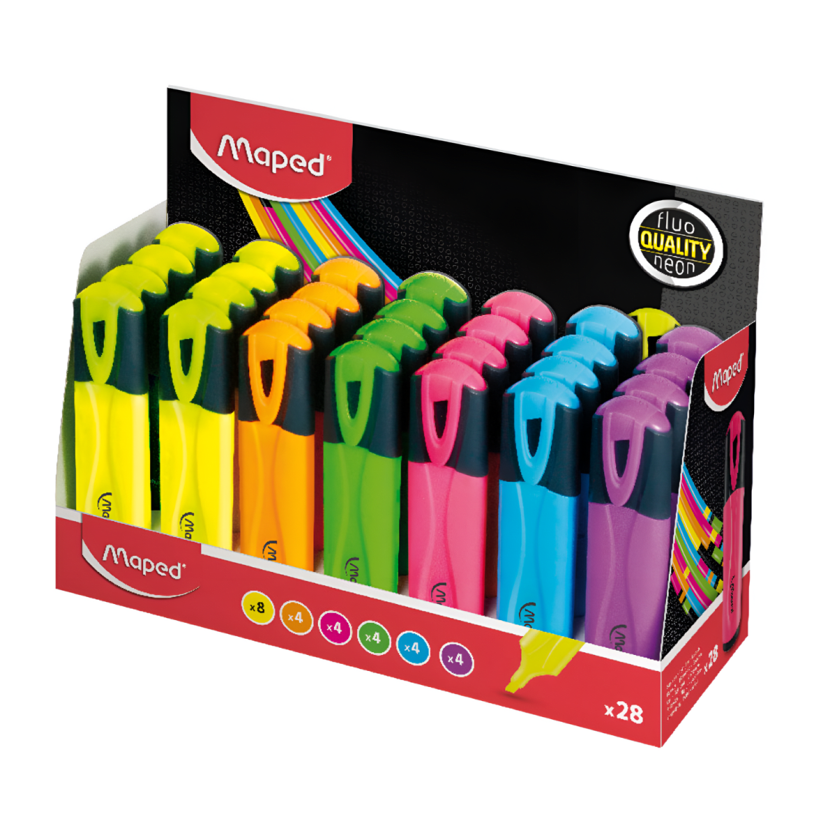 Destacador Maped Fluo Peps Surtido 28u 503206342