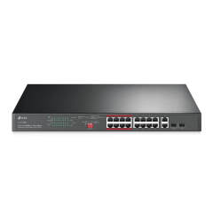 TP-Link Switch POE TL-SL1218MP 16 PoE+ a 10/100 Mbps + 2 a 10/100/1000 Mbps