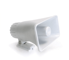 Sirena 30w 12Vdc 2 Tonos Alarmas de Seguridad Exterior Interior