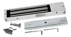 CERRADURA RETENEDOR ELECTROMAGNÉTICO 280KG 12V CRMA-28012