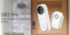 Kit Video Portero 2K Exterior Con Bateria IA IR5M CS-DB2 (3MP) Ezviz
