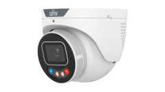UNV Cámara IP POE Domo IPC3634SE-ADF28KMC-WP-I1 4MP 2.8mm Nocturna Color WISE ISP 40m IP67 MIC Alarm