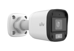 MES UNV Cámara Analog Bala UAC-B112-AF28-DL 2MP ColorHunter Dual Light 20m Audio 2.8mm