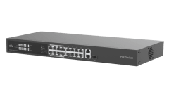 UNV Switch POE NSW2020-16T1GT1GC-POE-IN 16×100Mbps PoE ports  1×1000Mbps Giga 1×1000Mbps Combo No ad