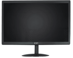 MONITOR SOLO 21.5”,1080p,VGA+HDMI,iai tech(Fuente+Cable poder+Bace+Cable VGA)