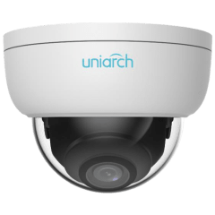 UNIARCH Cámara IP Domo IPC-D125-PF28 2.8mm 5MP IR 30m IK10 IP67 POE ONVIF